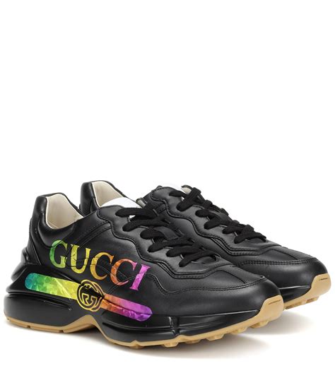 Gucci rhyton sneakers black